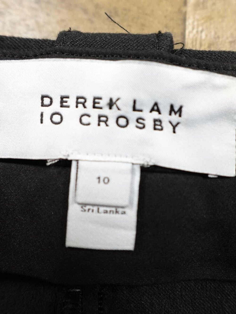 Derek Lam 10 Crosby Robertson Crop Flare Pants Women’s Size 10 Black FAIR - Picture 4 of 16
